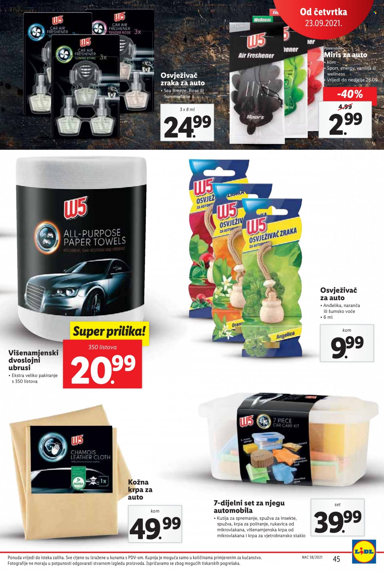 Lidl katalog - 20.09.2021. - 26.09.2021. Stranica 45