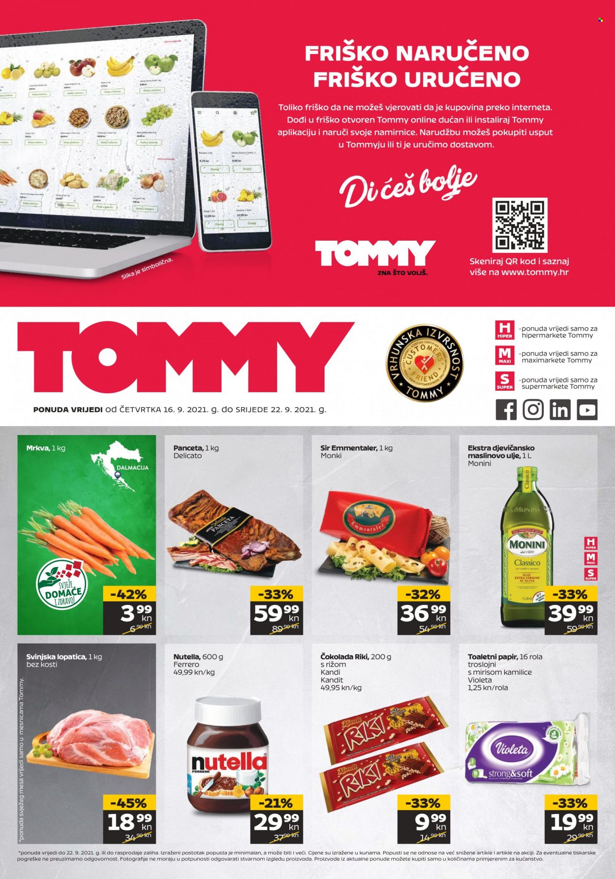 Tommy katalog - 16.09.2021. - 22.09.2021. Stranica 1