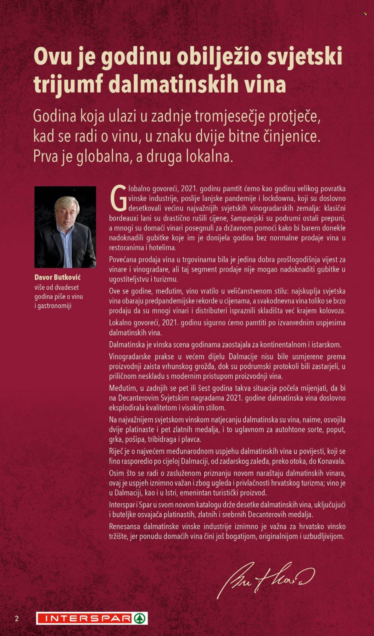INTERSPAR katalog - 23.09.2021. - 13.10.2021. Stranica 2