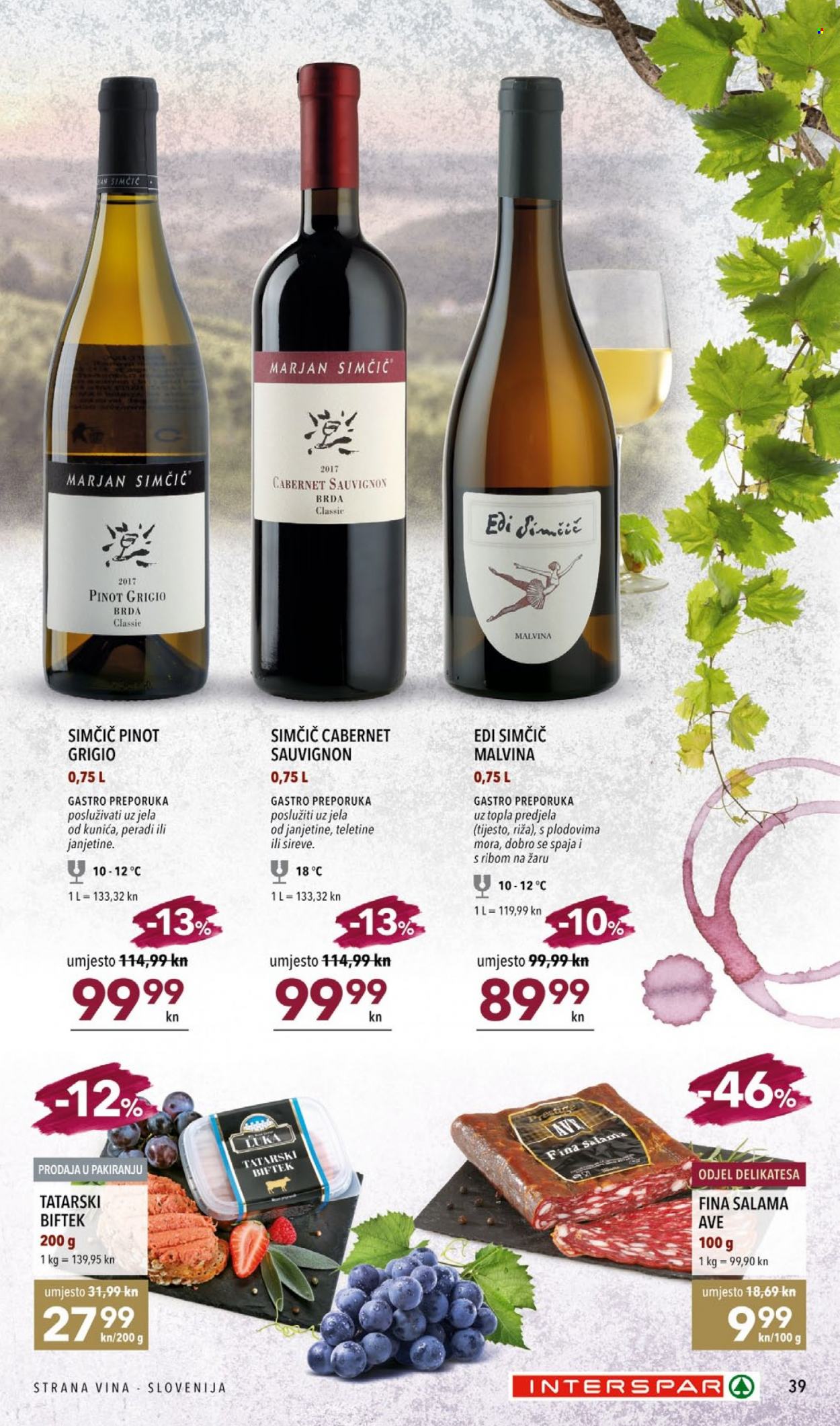INTERSPAR katalog - 23.09.2021. - 13.10.2021. Stranica 39