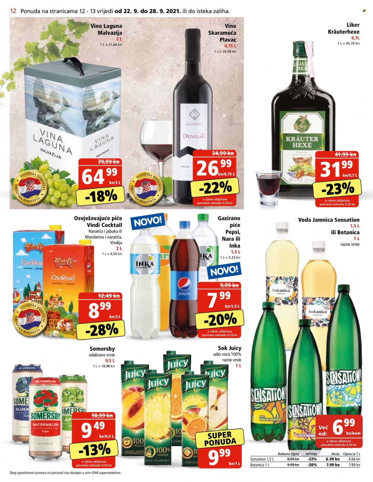 SPAR katalog - 22.09.2021. - 28.09.2021. Stranica 12