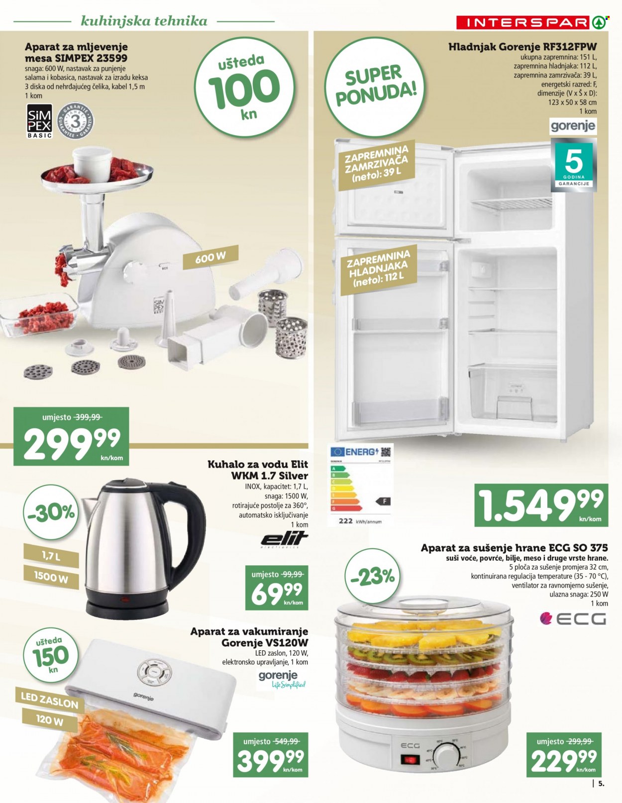 INTERSPAR katalog - 22.09.2021. - 12.10.2021. Stranica 5