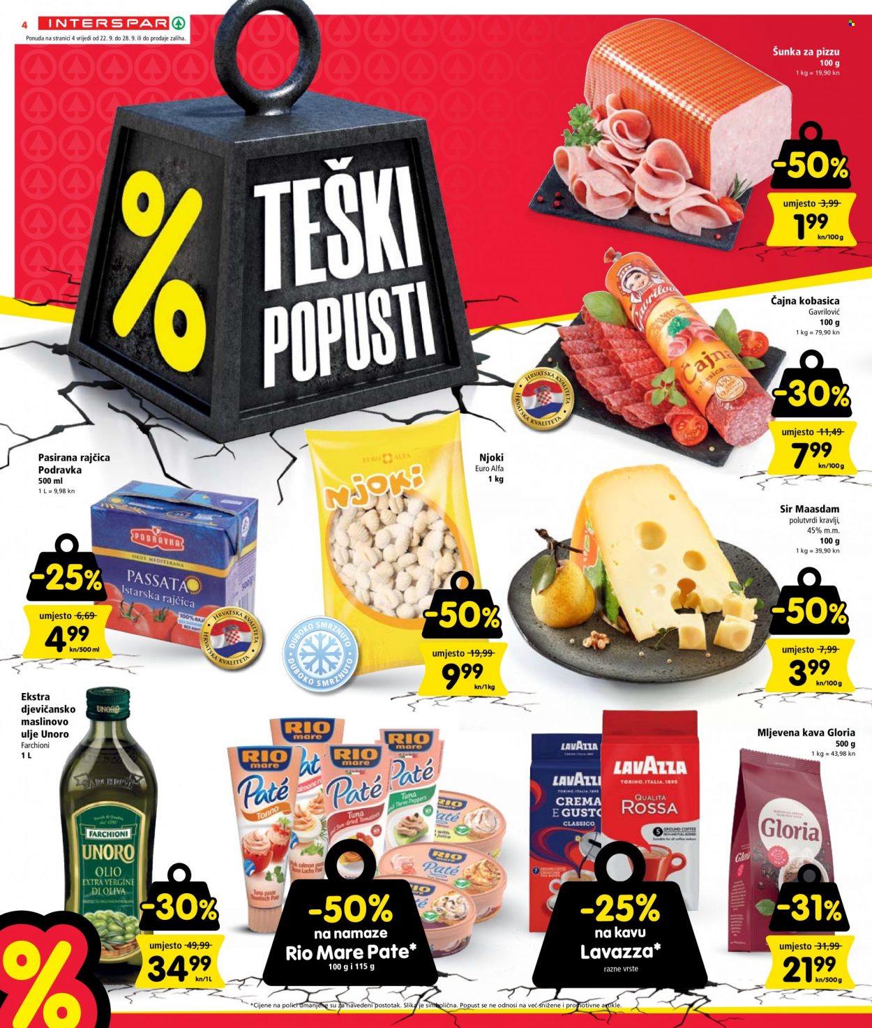 INTERSPAR katalog - 22.09.2021. - 28.09.2021. Stranica 4