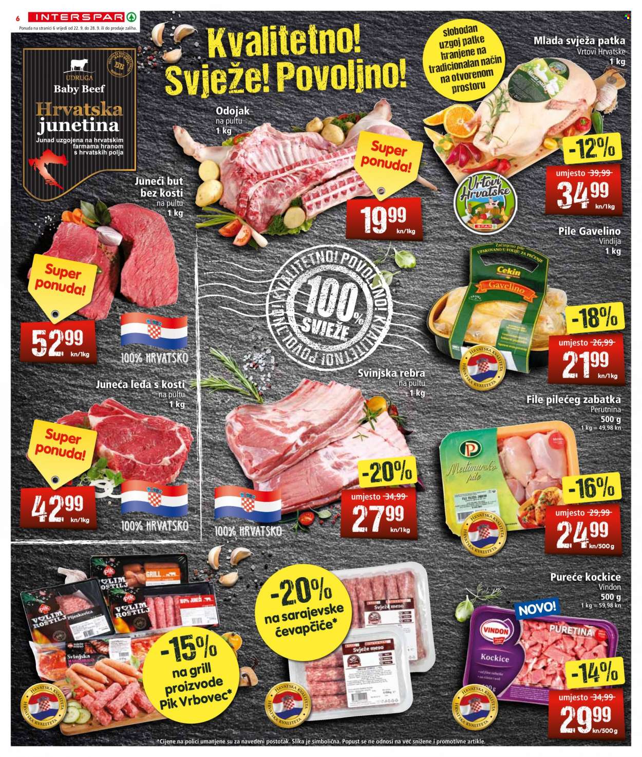 INTERSPAR katalog - 22.09.2021. - 28.09.2021. Stranica 6