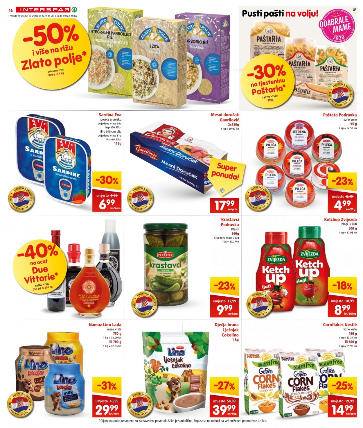INTERSPAR katalog - 22.09.2021. - 28.09.2021. Stranica 16