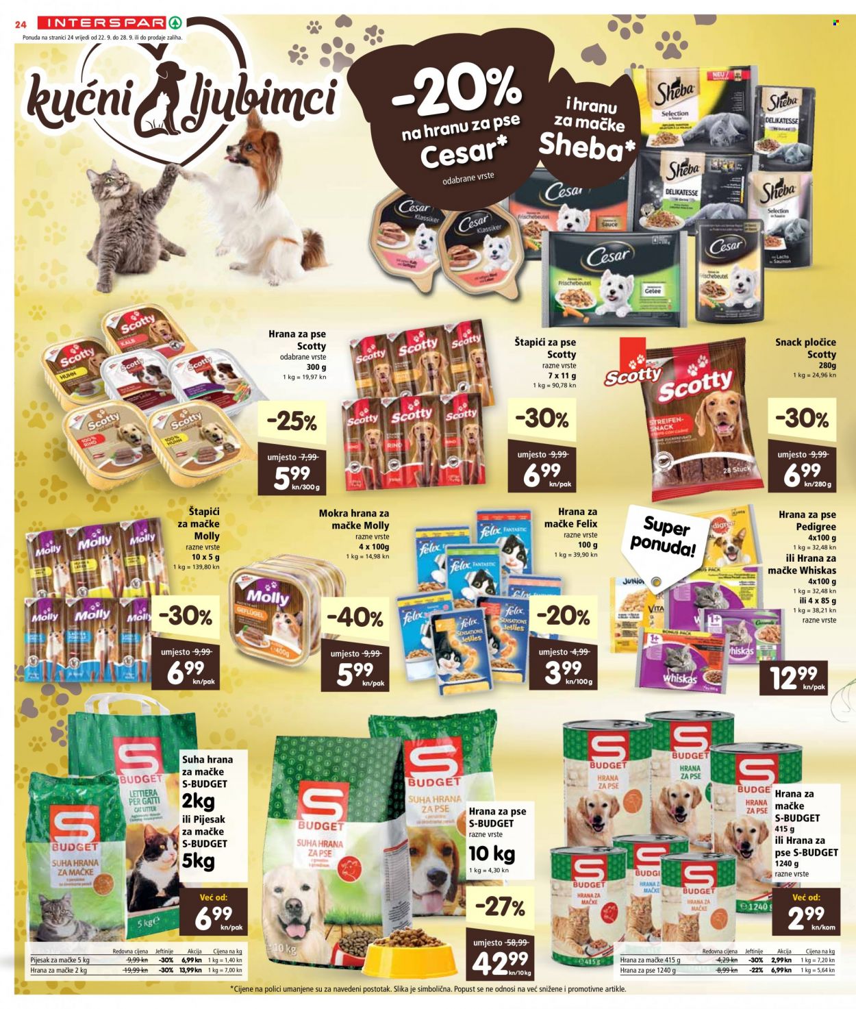 INTERSPAR katalog - 22.09.2021. - 28.09.2021. Stranica 24
