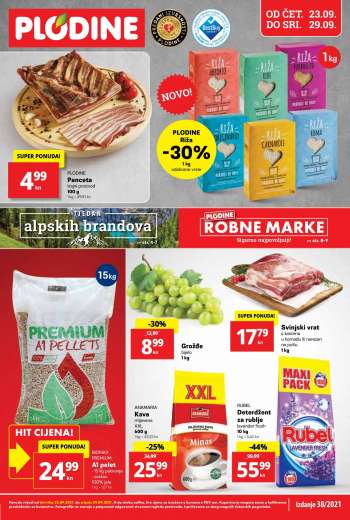 Plodine katalog - 23.09.2021. - 29.09.2021.