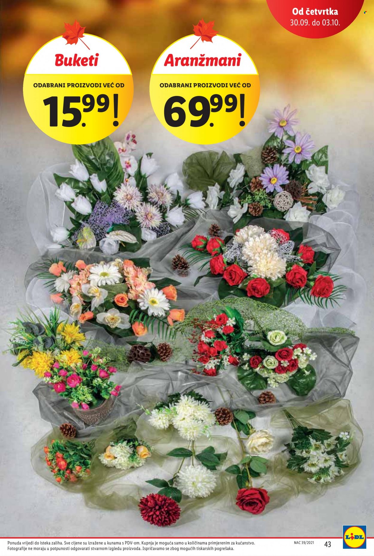 Lidl katalog - 27.09.2021. - 03.10.2021. Stranica 43