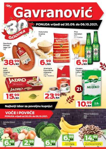 Gavranović katalog - 30.09.2021. - 06.10.2021.