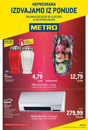 Metro katalog - 30.09.2021. - 13.10.2021.