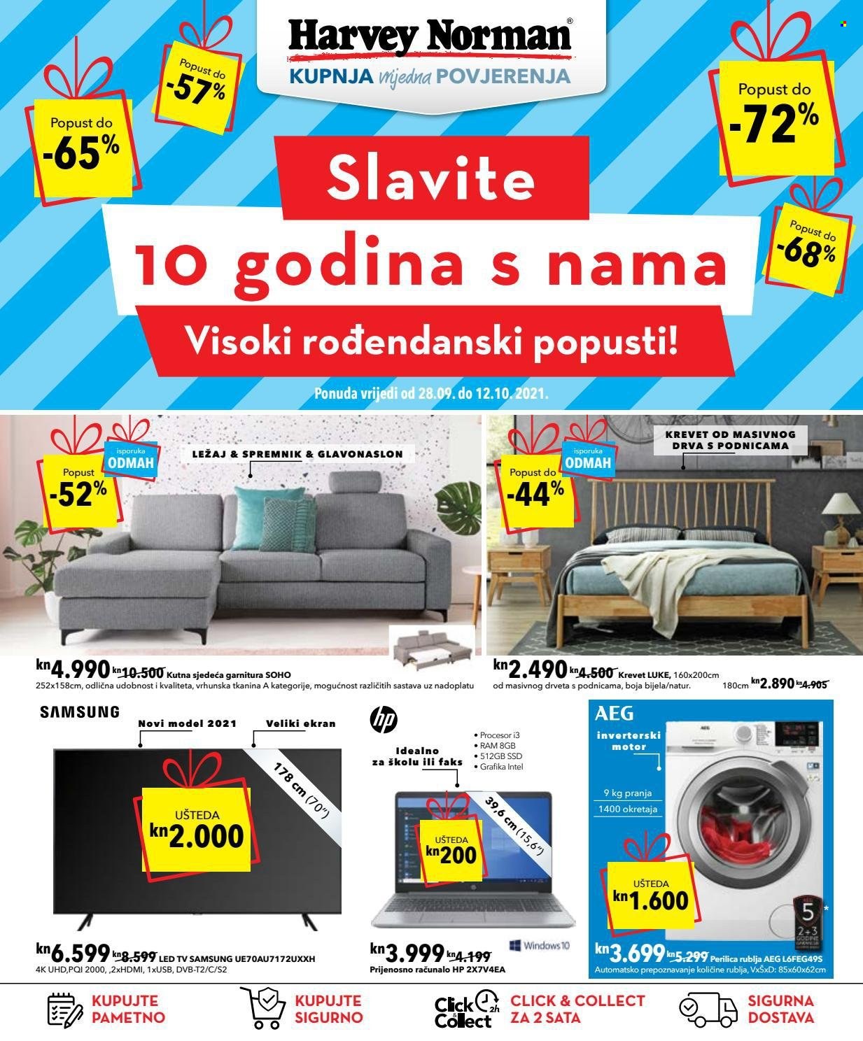 Harvey Norman katalog - 28.09.2021. - 12.10.2021. Stranica 1