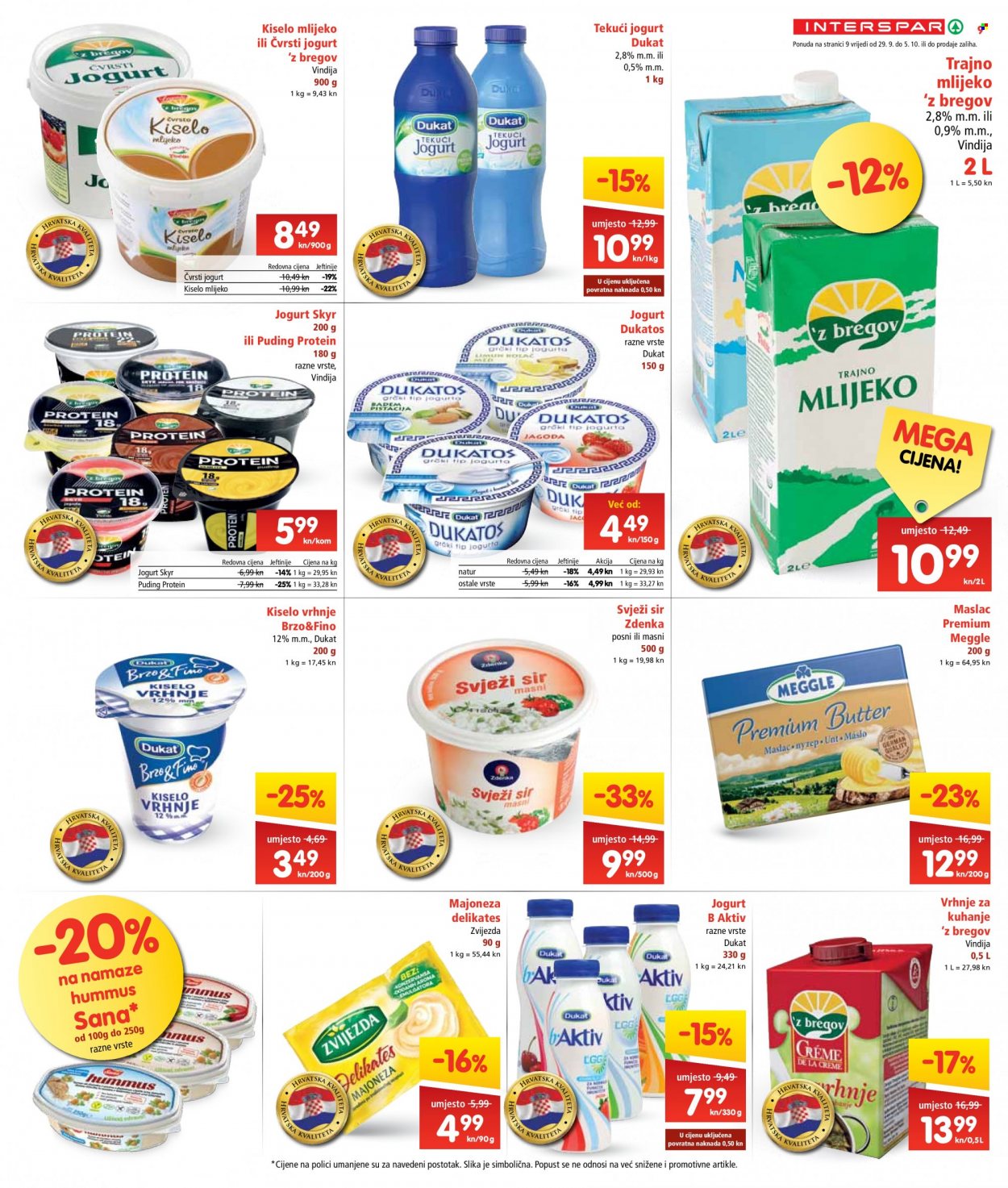 INTERSPAR katalog - 29.09.2021. - 05.10.2021. Stranica 9