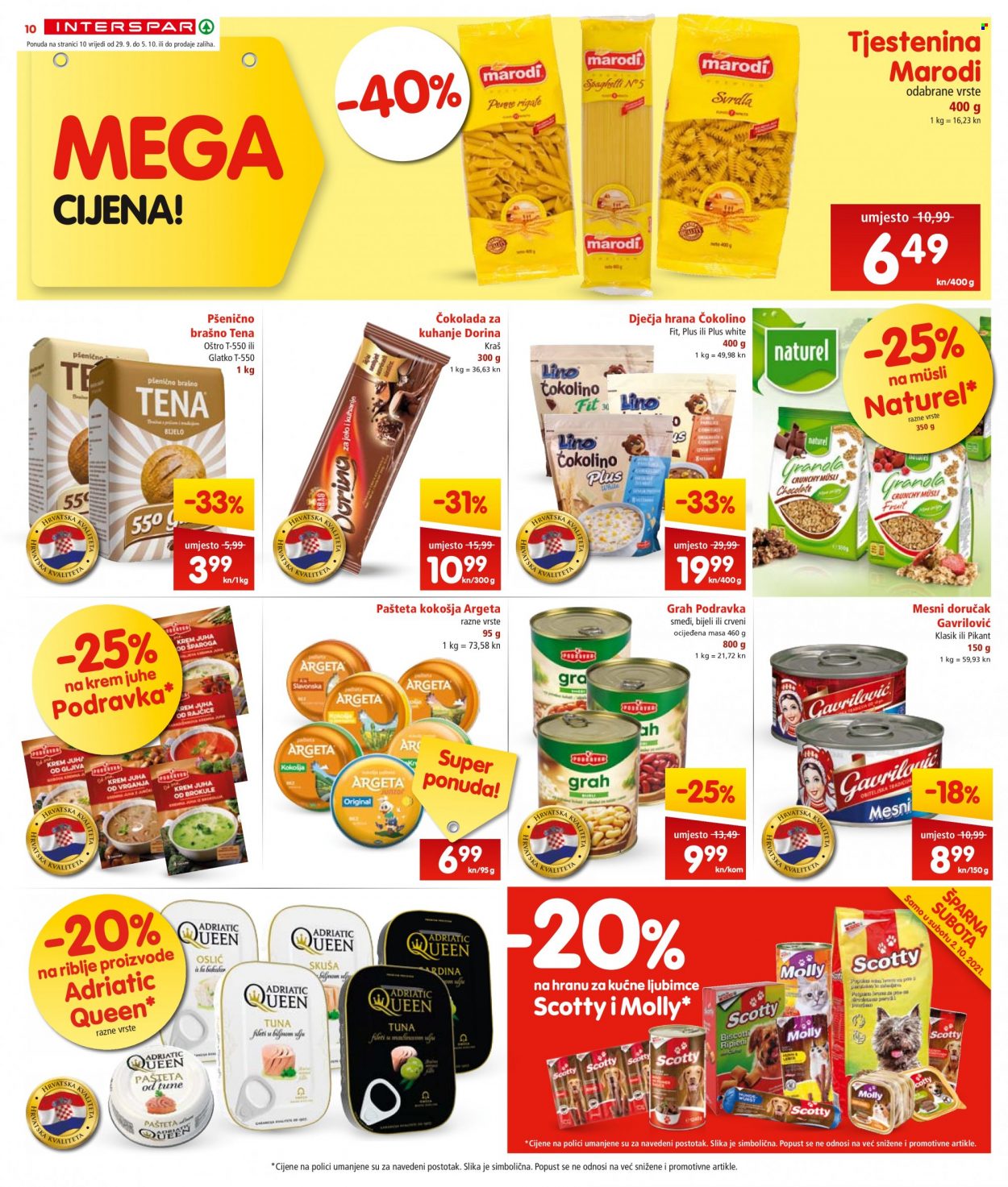 INTERSPAR katalog - 29.09.2021. - 05.10.2021. Stranica 10