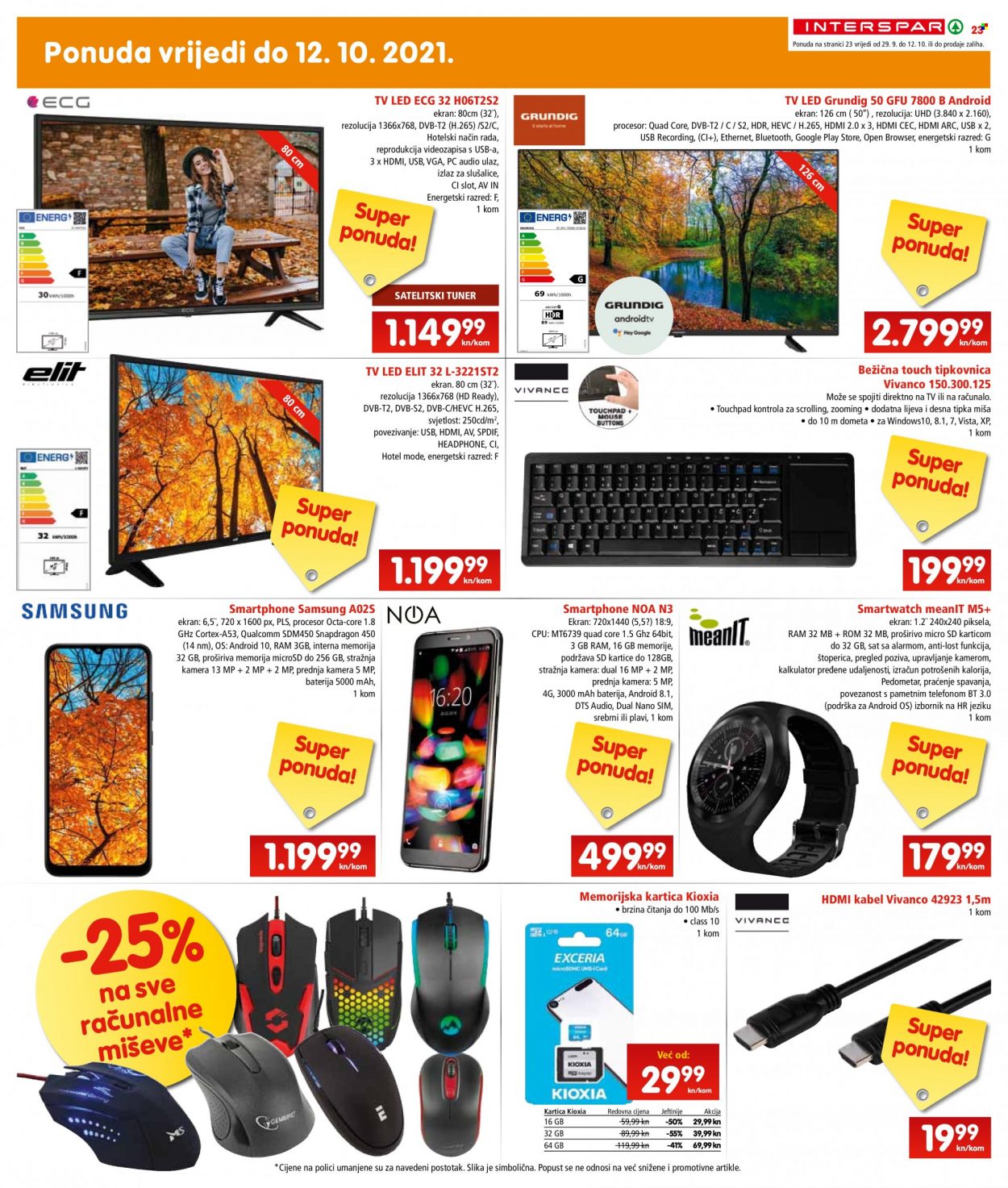 INTERSPAR katalog - 29.09.2021. - 05.10.2021. Stranica 23
