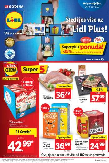 Lidl katalog - 04.10.2021. - 10.10.2021.