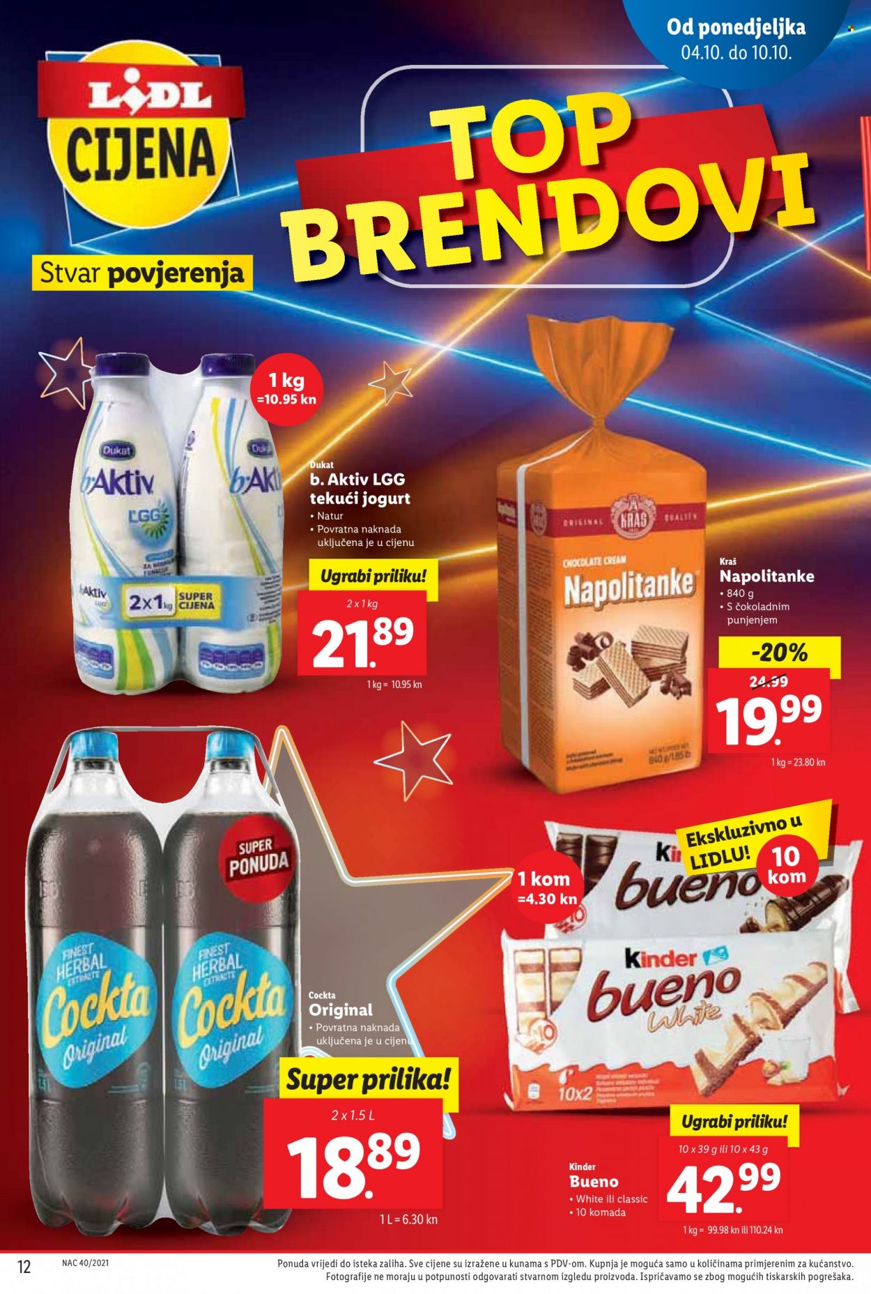 Lidl katalog - 04.10.2021. - 10.10.2021. Stranica 12