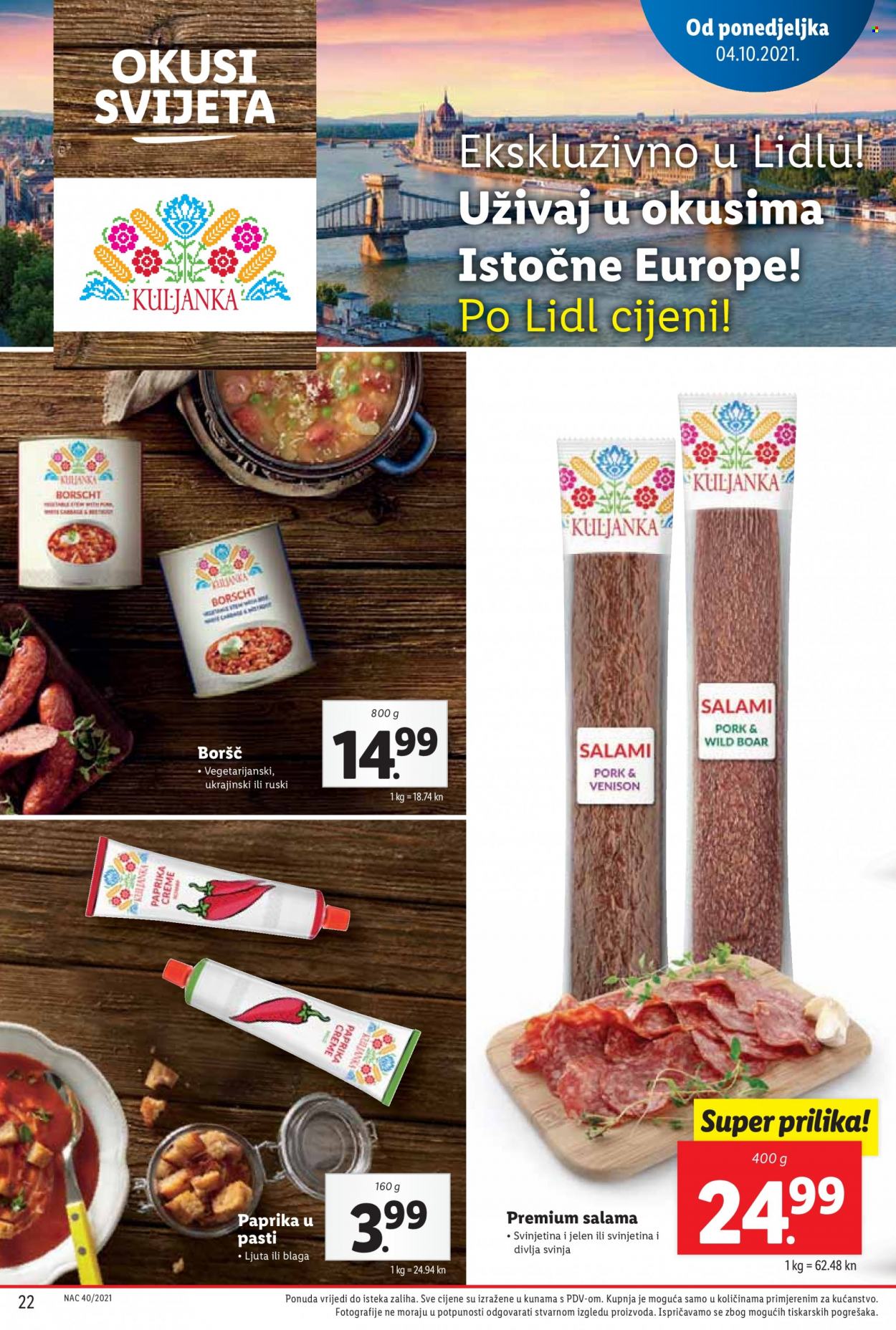 Lidl katalog - 04.10.2021. - 10.10.2021. Stranica 22