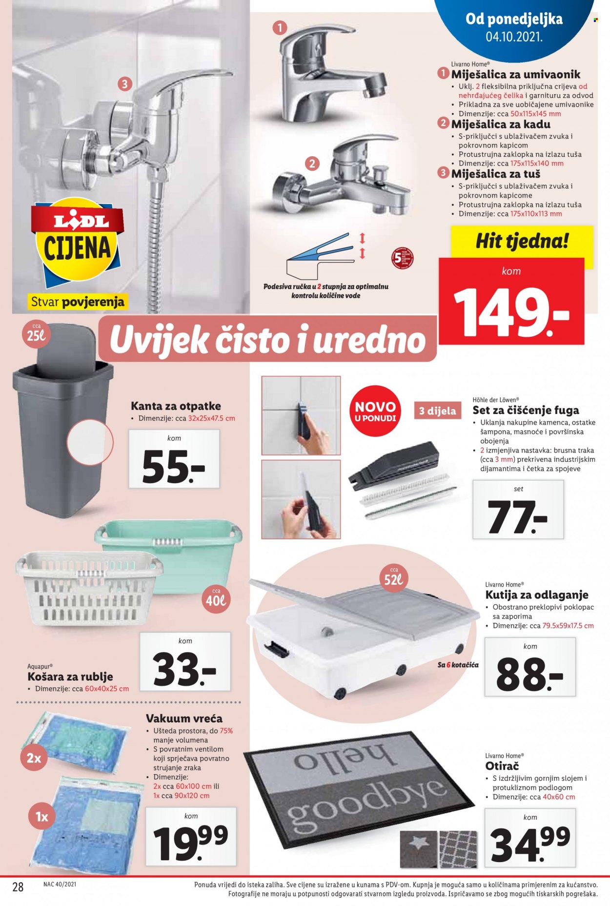 Lidl katalog - 04.10.2021. - 10.10.2021. Stranica 28