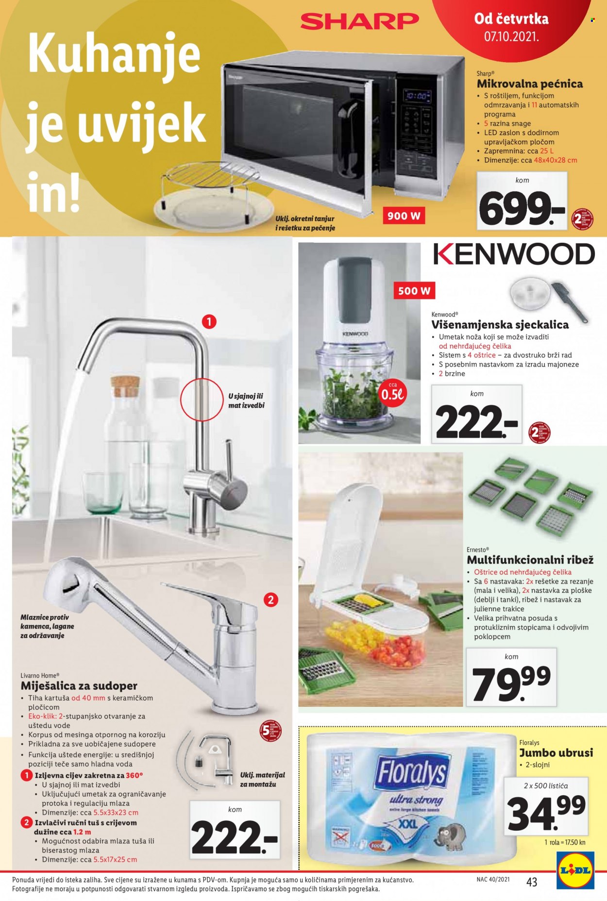 Lidl katalog - 04.10.2021. - 10.10.2021. Stranica 43