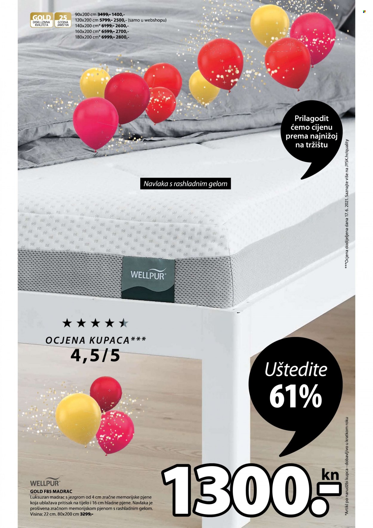 JYSK katalog - 30.09.2021. - 13.10.2021. Stranica 17