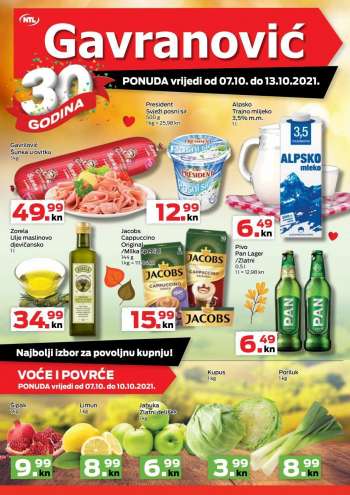 Gavranović katalog - 07.10.2021. - 13.10.2021.