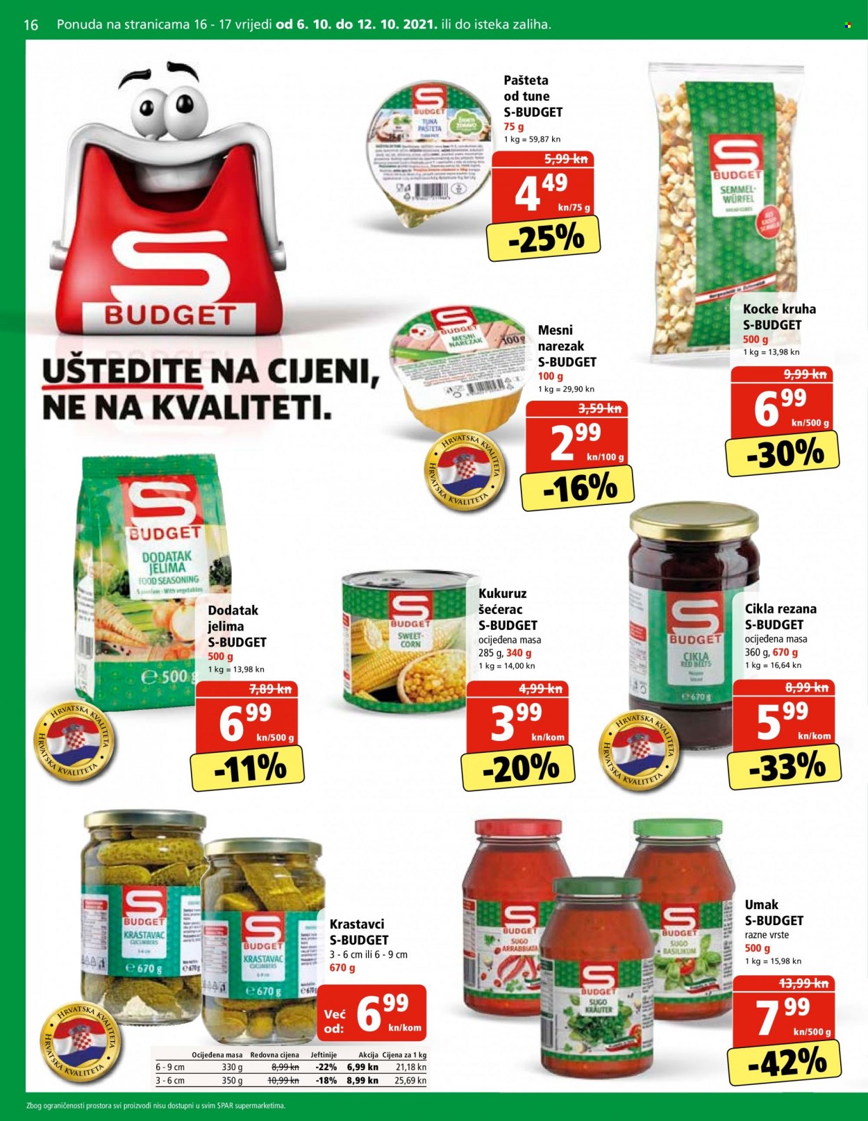 SPAR katalog - 06.10.2021. - 12.10.2021. Stranica 16