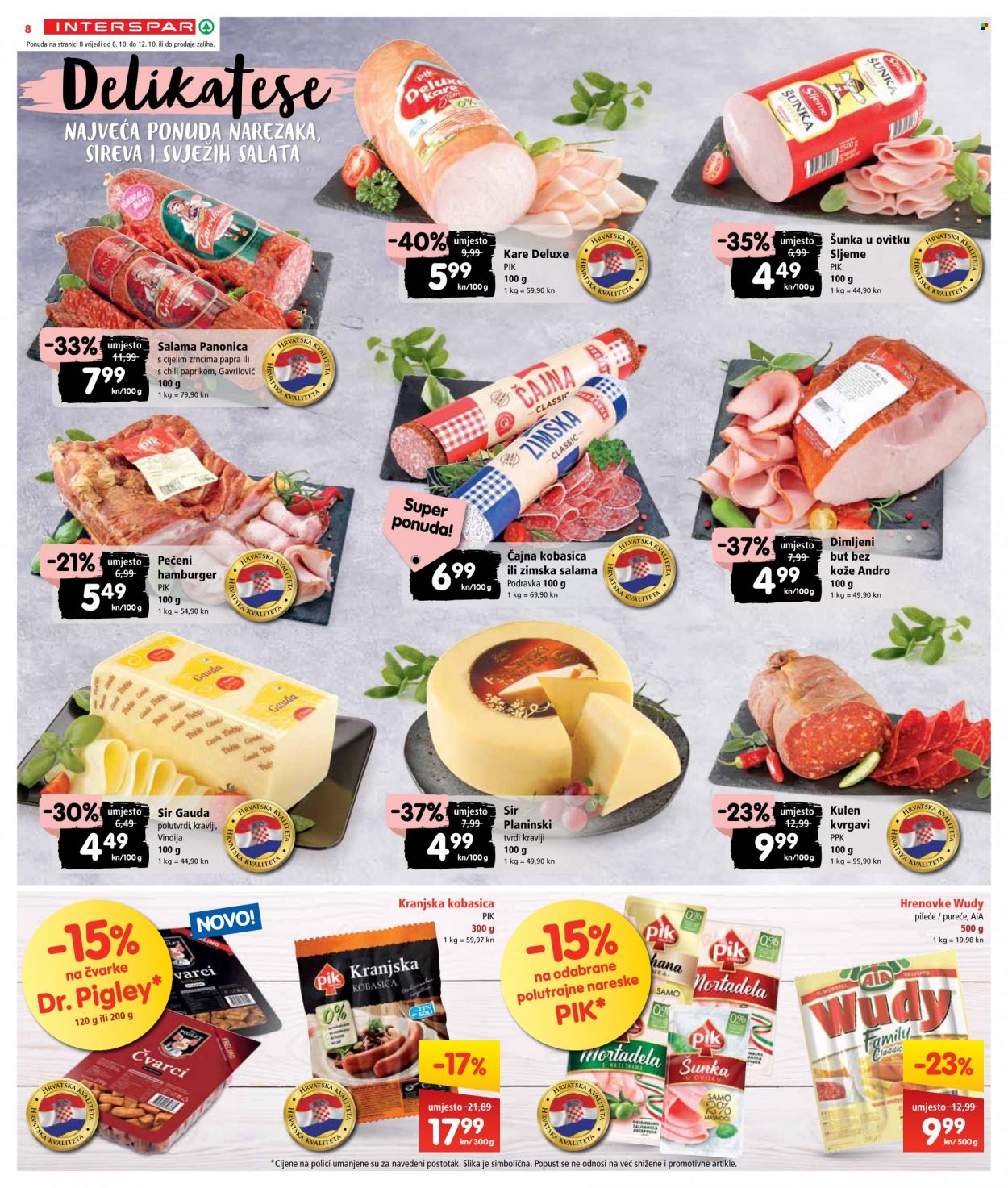 INTERSPAR katalog - 06.10.2021. - 12.10.2021. Stranica 8