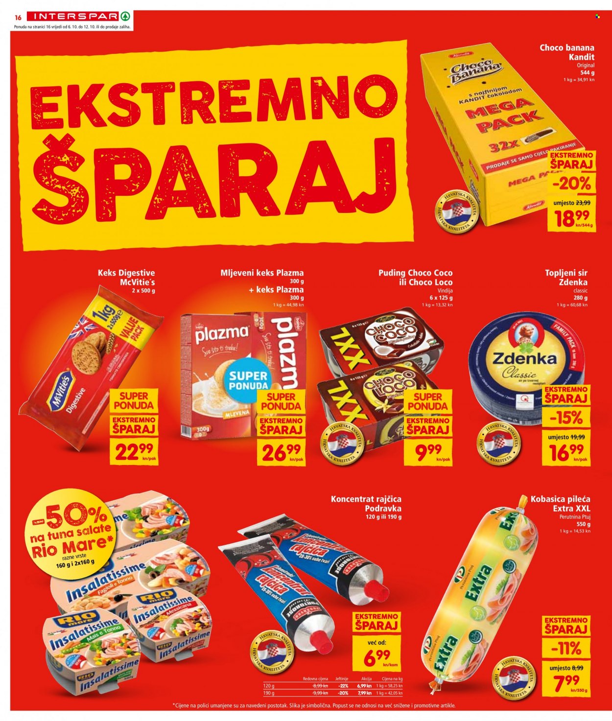 INTERSPAR katalog - 06.10.2021. - 12.10.2021. Stranica 16