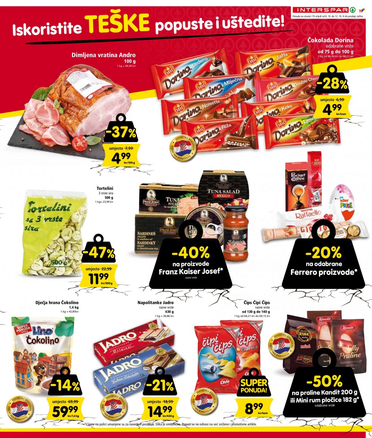 INTERSPAR katalog - 06.10.2021. - 12.10.2021. Stranica 19