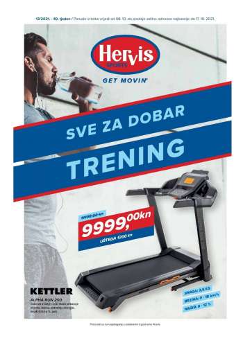 Hervis katalog - 08.10.2021. - 17.10.2021.