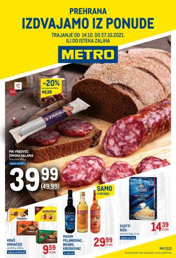 Metro katalog - 14.10.2021. - 27.10.2021.