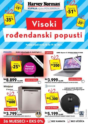 Harvey Norman katalog - 12.10.2021. - 19.10.2021.