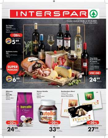 INTERSPAR katalog - 14.10.2021. - 27.10.2021.
