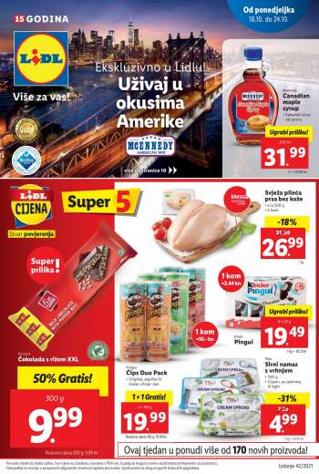 Lidl katalog - 18.10.2021. - 24.10.2021.