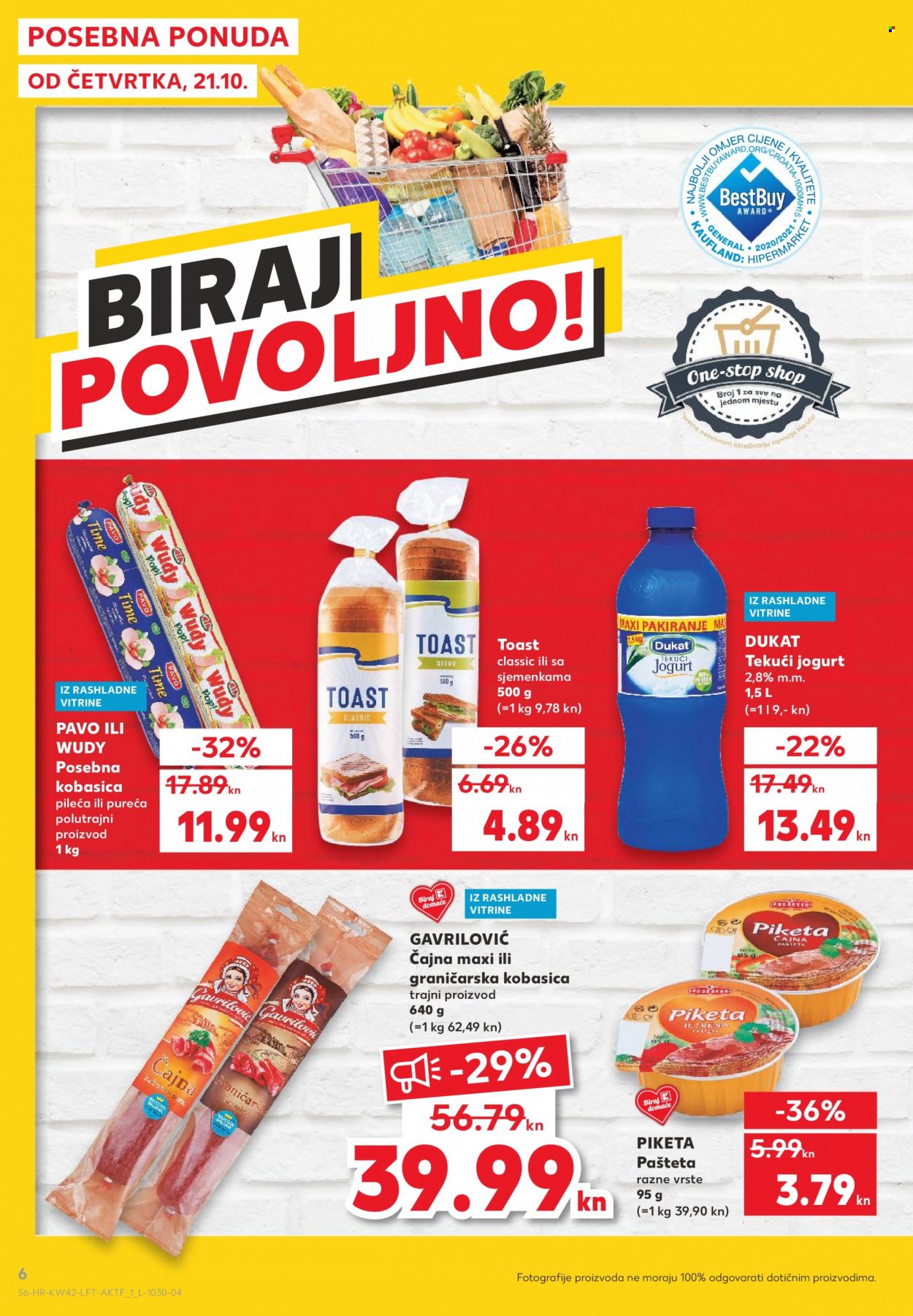 Kaufland katalog - 21.10.2021. - 27.10.2021. Stranica 6