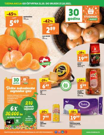 Studenac katalog - 21.10.2021. - 27.10.2021.