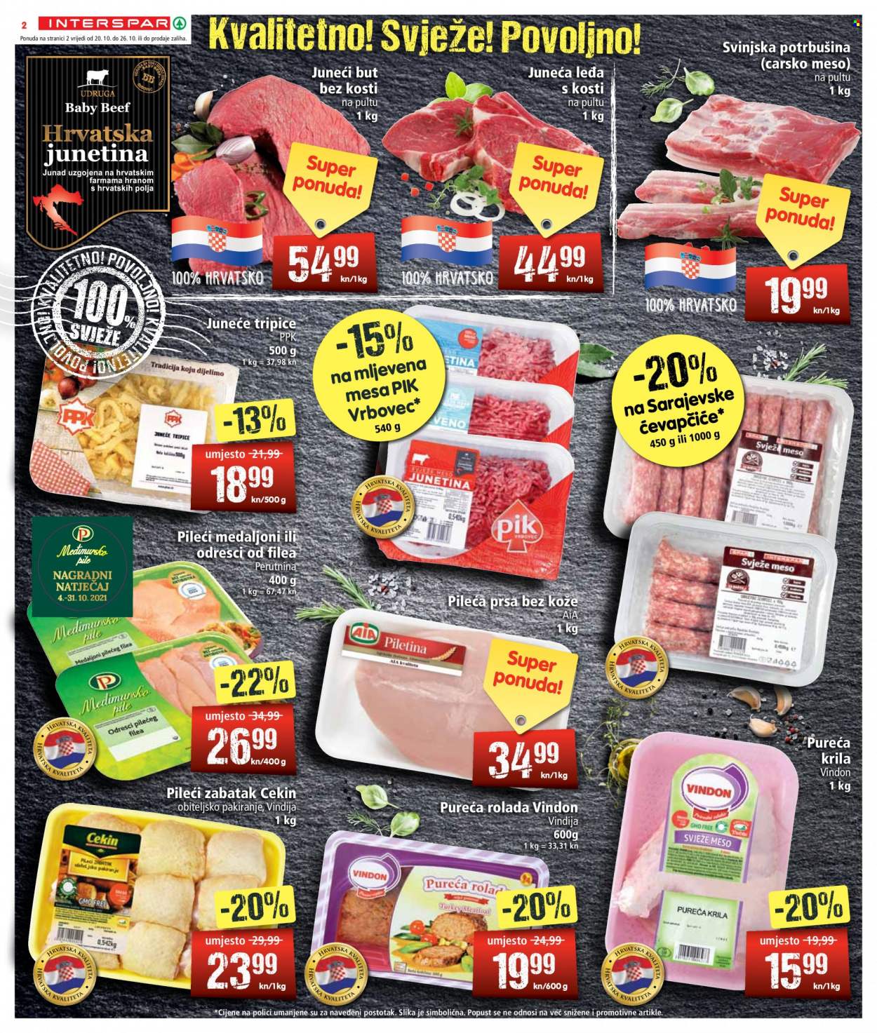 INTERSPAR katalog - 20.10.2021. - 26.10.2021. Stranica 2