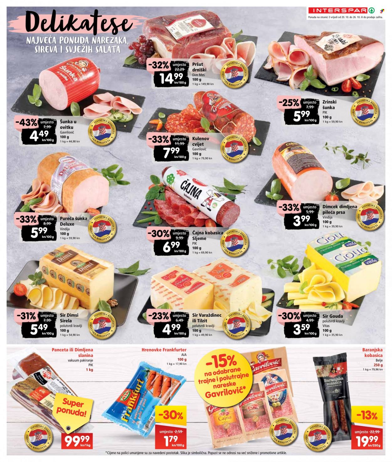 INTERSPAR katalog - 20.10.2021. - 26.10.2021. Stranica 3