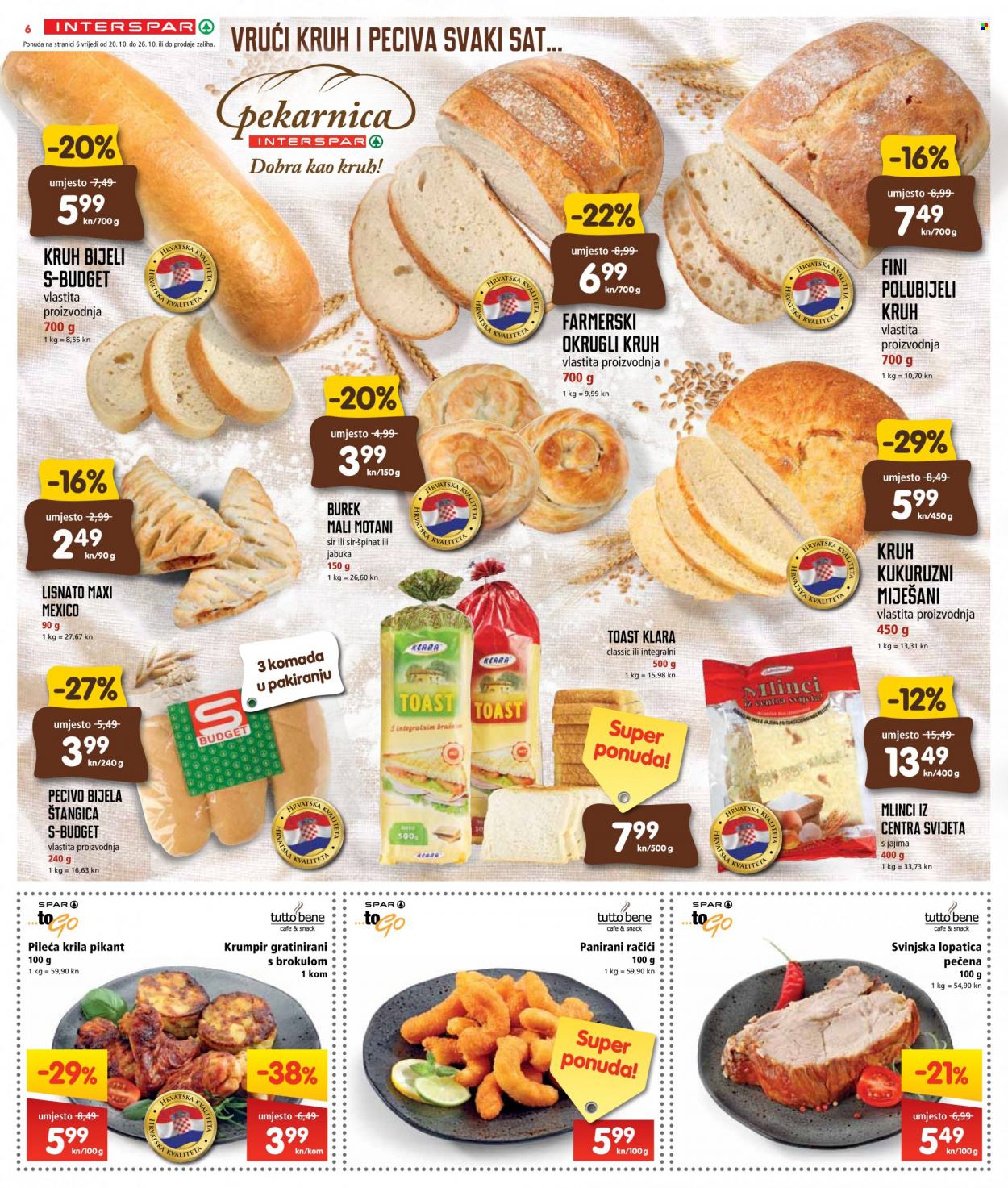 INTERSPAR katalog - 20.10.2021. - 26.10.2021. Stranica 6