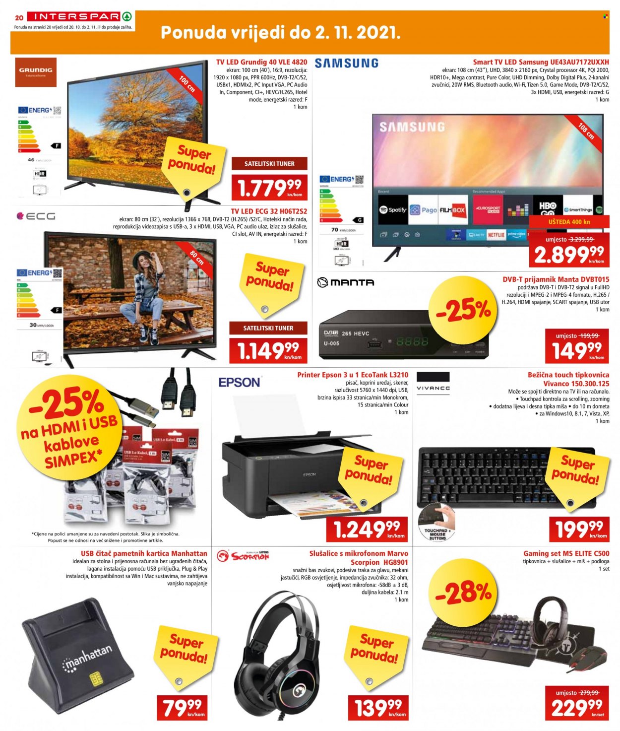 INTERSPAR katalog - 20.10.2021. - 26.10.2021. Stranica 20