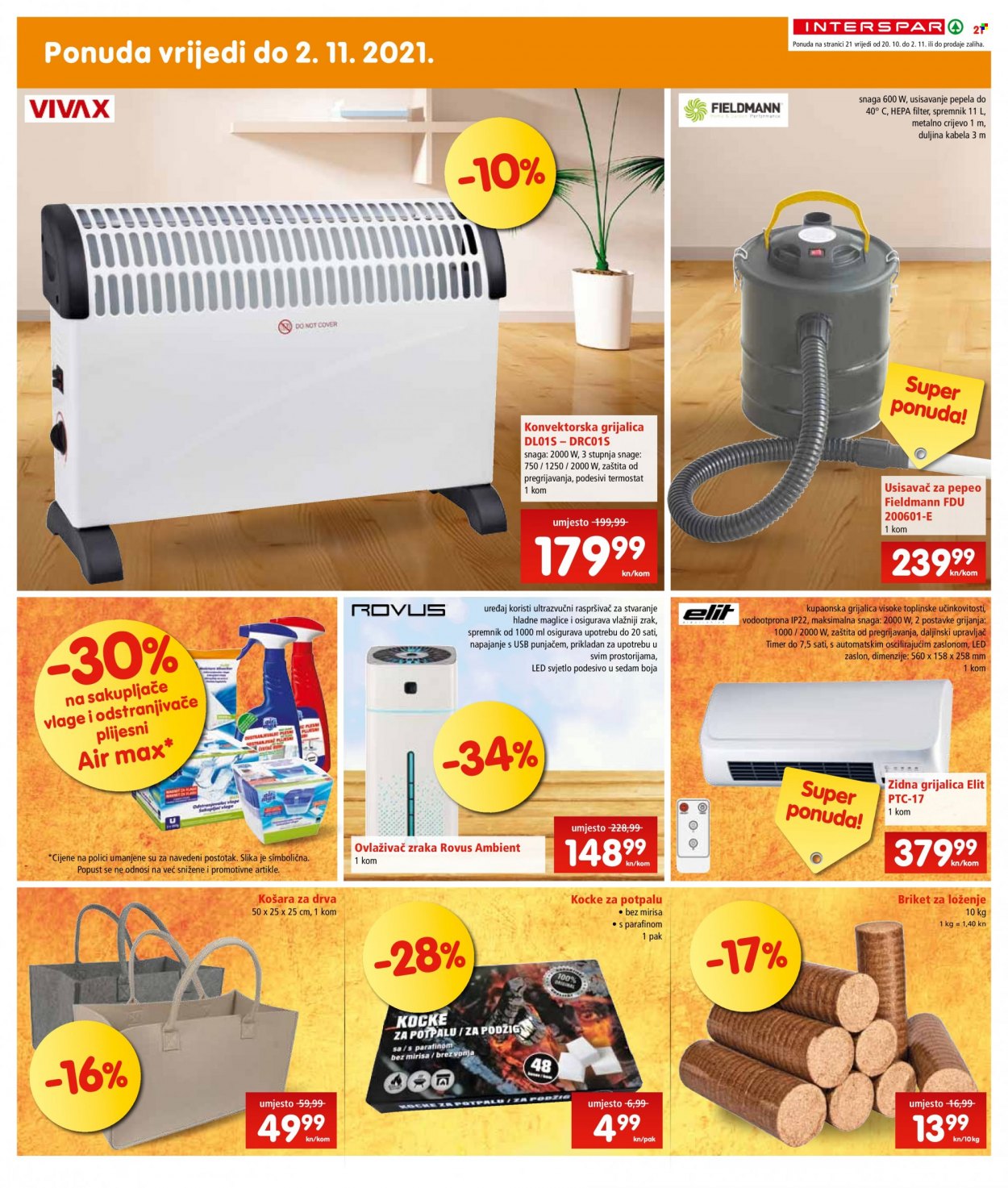 INTERSPAR katalog - 20.10.2021. - 26.10.2021. Stranica 21