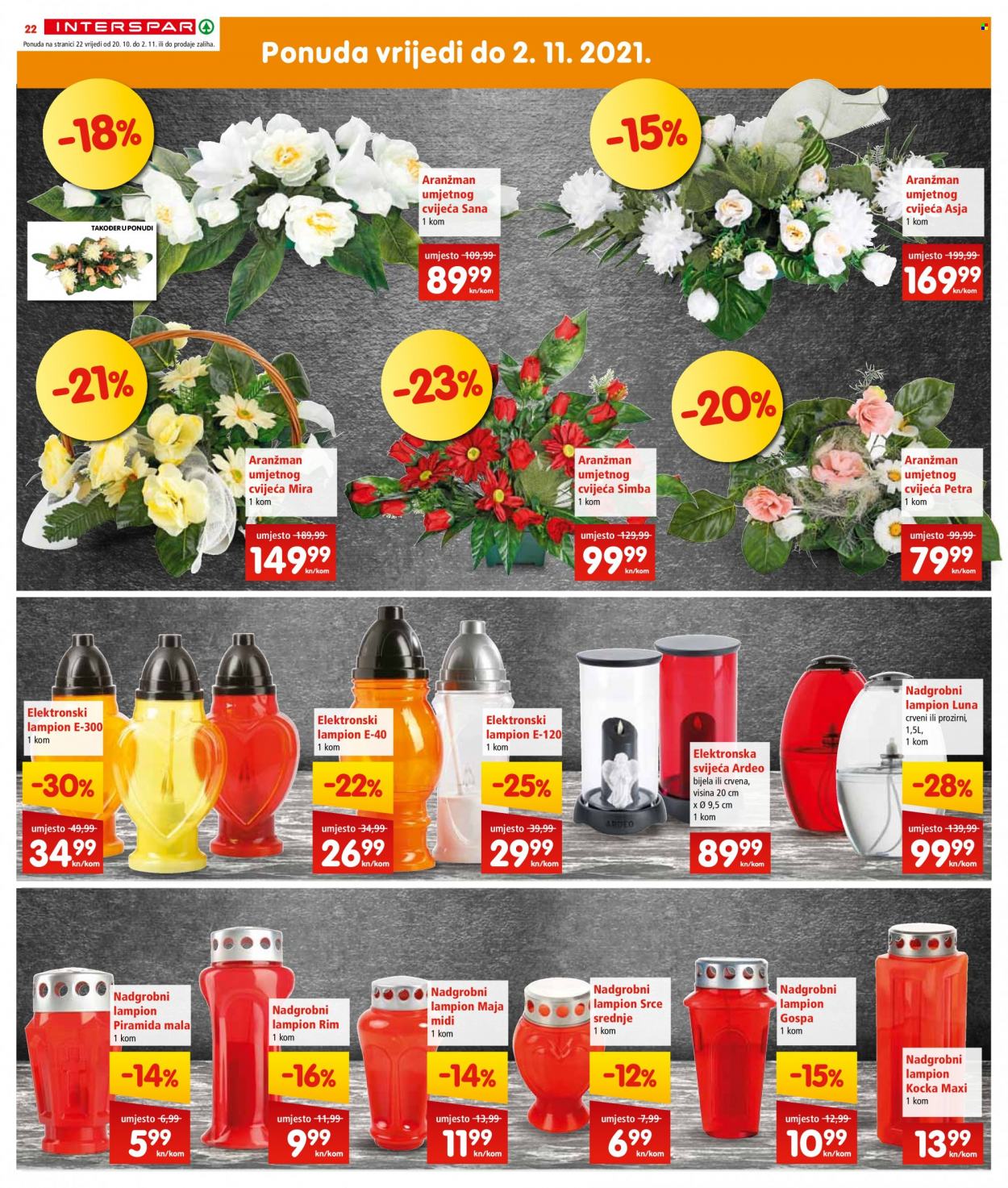 INTERSPAR katalog - 20.10.2021. - 26.10.2021. Stranica 22