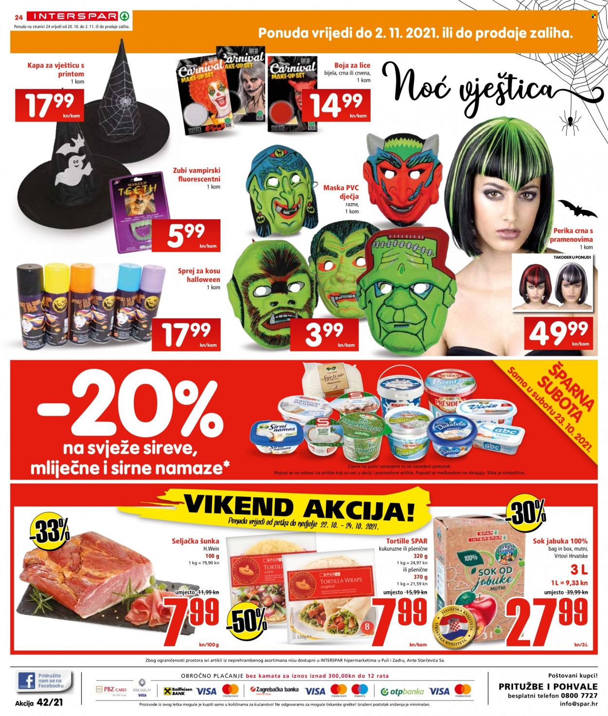 INTERSPAR katalog - 20.10.2021. - 26.10.2021. Stranica 24
