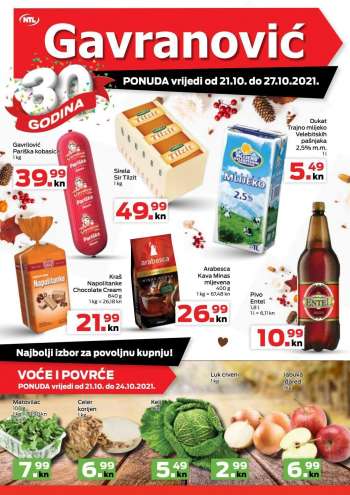 Gavranović katalog - 21.10.2021. - 27.10.2021.
