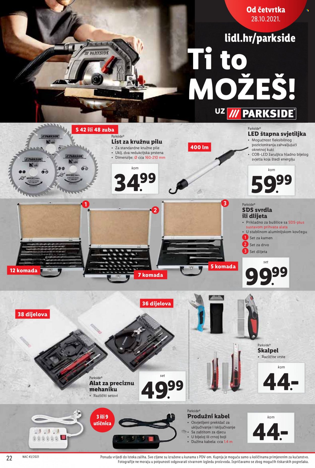 Lidl katalog - 25.10.2021. - 01.11.2021. Stranica 22