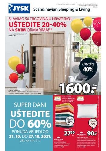 JYSK katalog - 21.10.2021. - 03.11.2021.