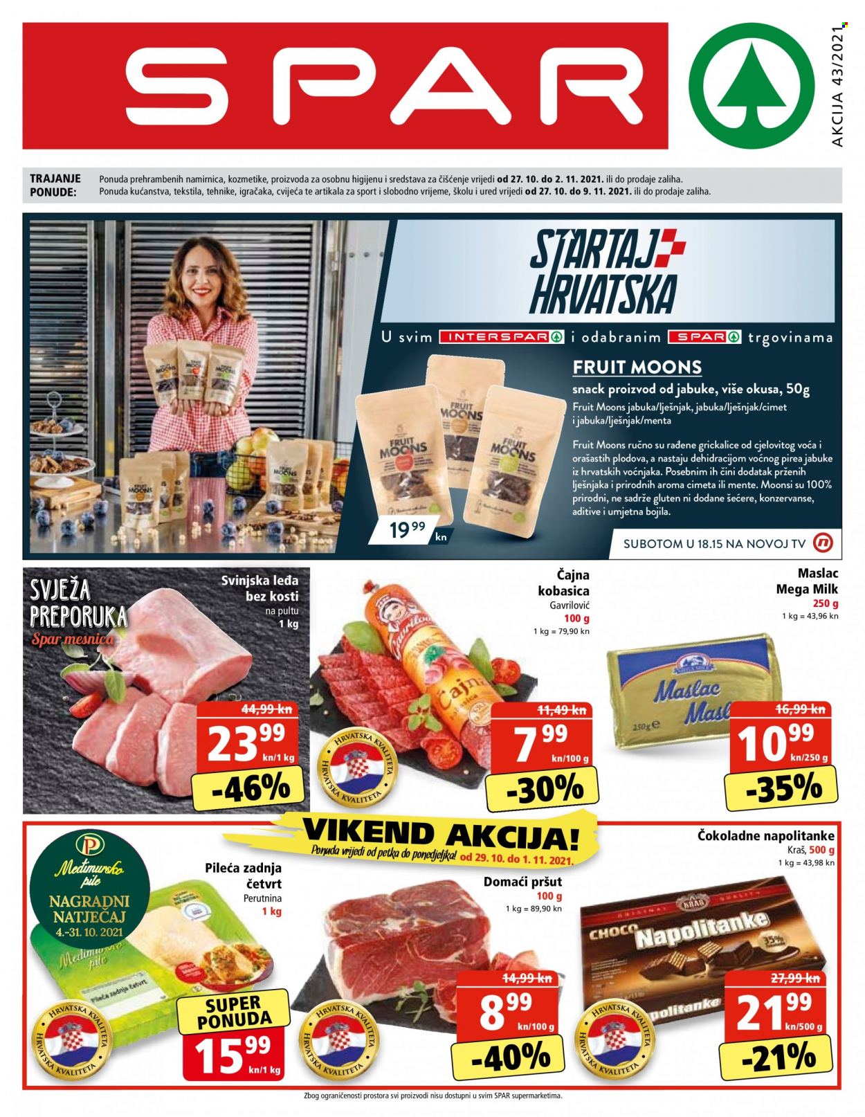 SPAR katalog - 27.10.2021. - 02.11.2021. Stranica 1