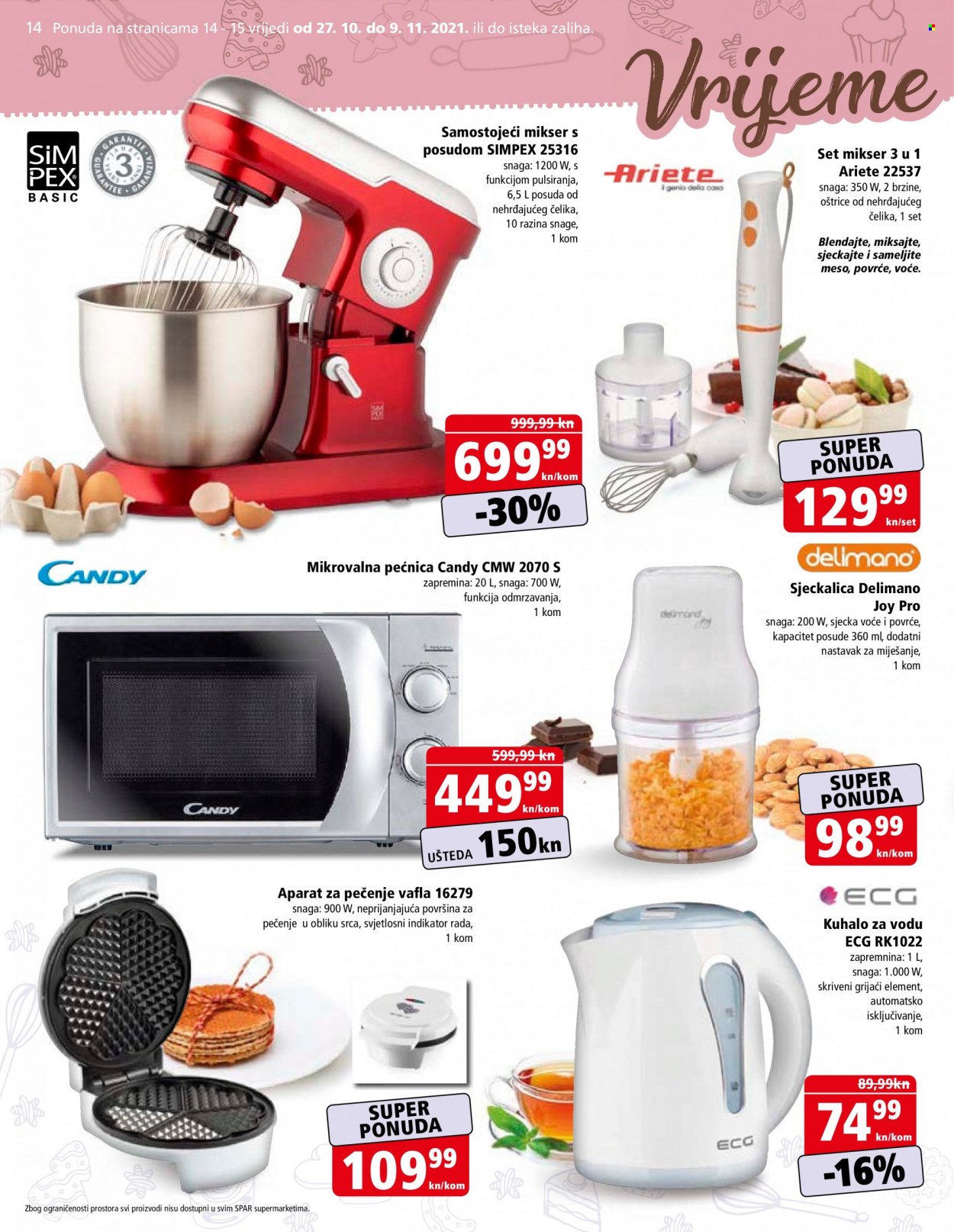 SPAR katalog - 27.10.2021. - 02.11.2021. Stranica 14