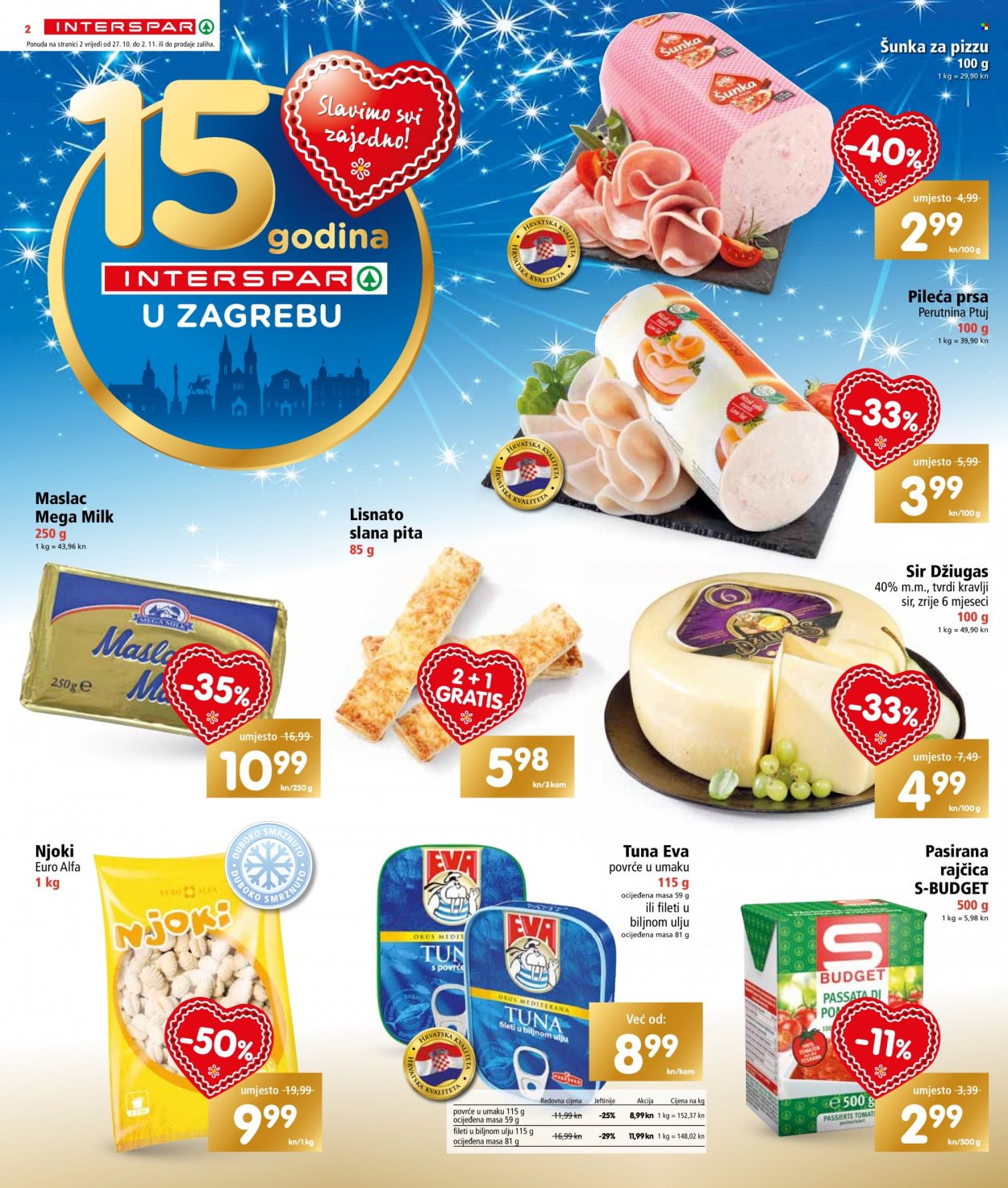 INTERSPAR katalog - 27.10.2021. - 02.11.2021. Stranica 2