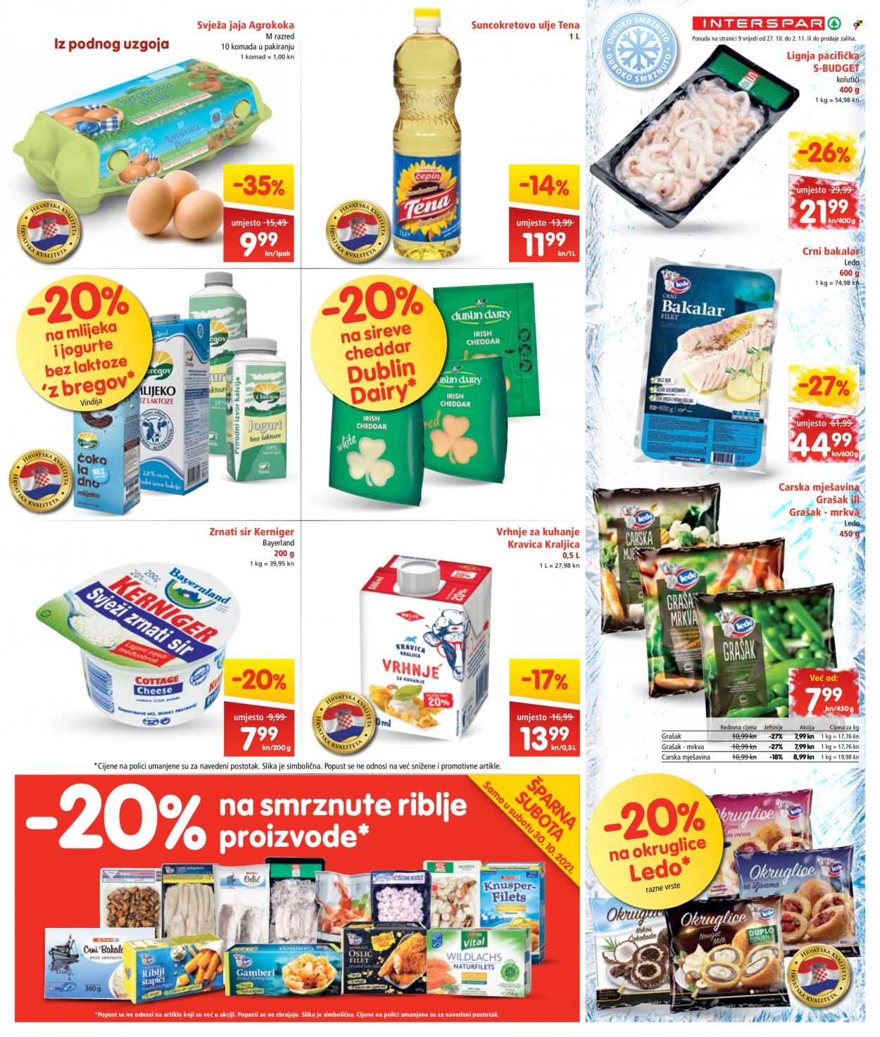 INTERSPAR katalog - 27.10.2021. - 02.11.2021. Stranica 9